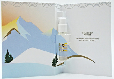 Roja Parfums Isola Snow Parfum By Roja Dove Sample Spray New with card 2 ml