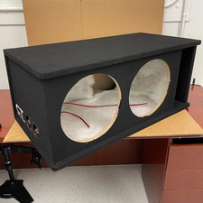 Used CT Sounds CT2X12 Dual 12" Kerf Port Universal Car Subwoofer Box