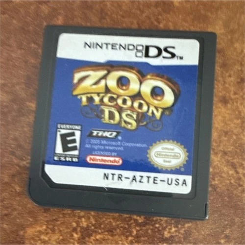 Nintendo Zoo Tycoon DS THQ 2005 Simulation Official Nintendo Seal NTSC-U/C