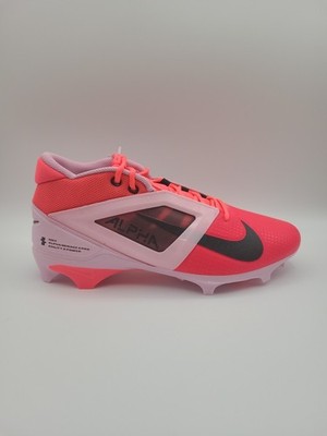 Size 10 Nike Alpha Menace 4 Pro Breast Cancer PE Football Cleats Mens HJ4568-600 Nike Alpha Menace 4 Pro NRG Breast Cancer Awareness Cleats  main image 2