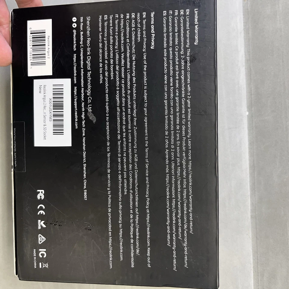 Reolink Security Camera Outdoor, Wireless Rechargable Battery Powered, 1080p - Image 4 of 4