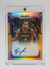 MINT #/ED RC AUTO NEON ORANGE 2019-20 Panini PRIZM VIC LAW #127 NORTHWESTERN 