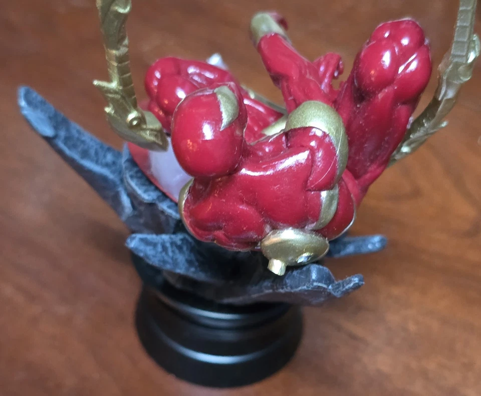 Figura 6" Marvel Beast Kingdom D-Stage Iron Spider-Man Diorama Etapa 015 Dañada  Foto 3 de 4