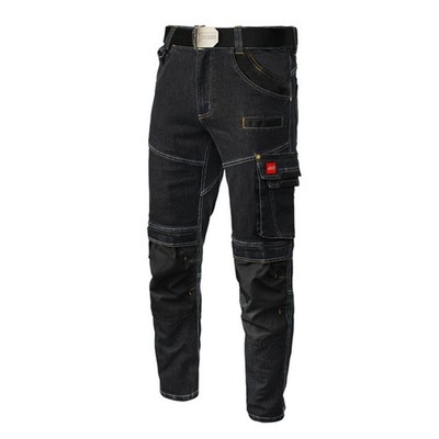 Arbeitshose Jeans Hose Bundhose Denim Stretch Slim Fit Arbeitsbekleidung S- XXXL