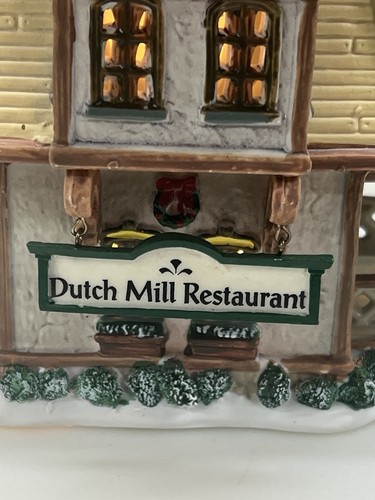 LeMax Dutch Mill Restaurant & Windmill Retired 2002 RARE Excellent Condition - Picture 14 of 18