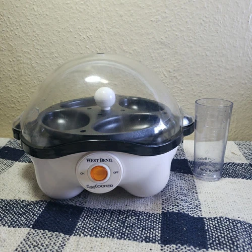 Vintage West Bend Electric Automatic Egg Cooker 86628 Tested 