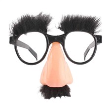 Classic Novelty Disguise Glasses With Nose Eyebrows Moustache Disguise Glasses 