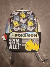 Pokemon "Gotta Catch 'em all"  children's unisex  Backpack - NWOT 