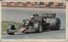John Player Special Lotus F1 Race Car #5 Japanese Vintage Menko Card