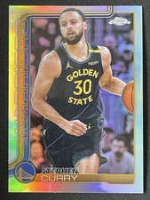 Stephen Curry 2025-26 Topps Chrome Refractor Base #201 -py5