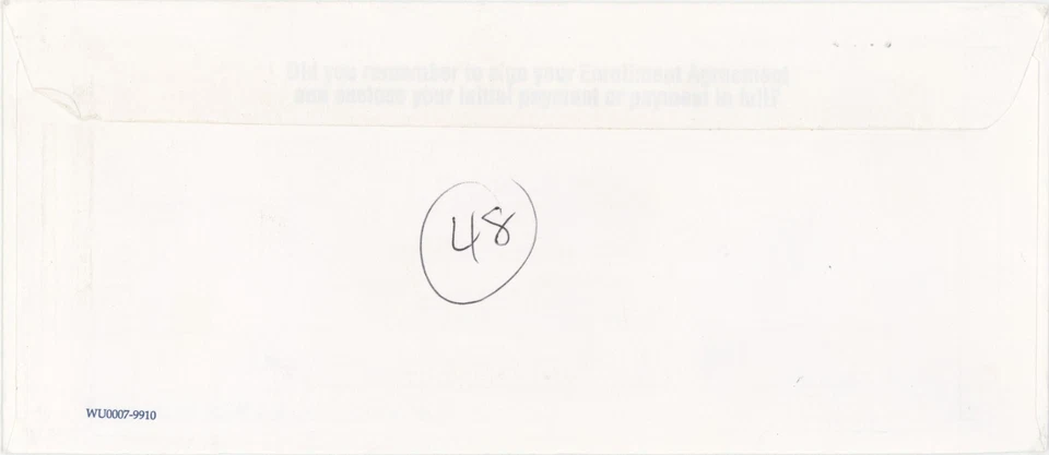 Maldives 1990s Registered Commercial Airmail Cover to USA Rembrandt Issue 3x - Image 3 of 3