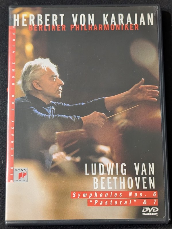 Karajan Beethoven Symphonies Nos. 6 & 7 DVD Berliner Philharmoniker NTSC