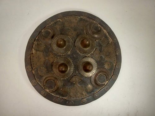 Antique Baluchistan baloch shield hide buckler Pakistan Persian Indian Wall Art