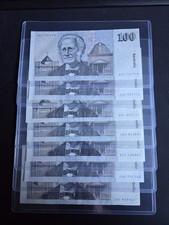 1985 $100 Dollar Old Banknote Johnston/Fraser Uncerculated Notes