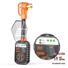 - RV Surge Protector 50 Amp, Latest 18000J 50amp-Orange-Black
