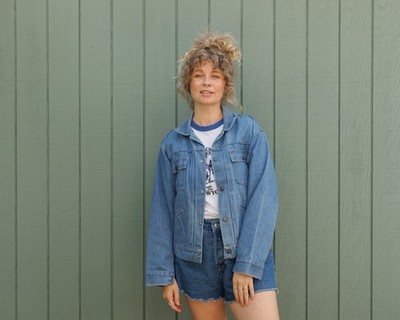 Vintage 70s JCPenney Indigo Super Denim Trucker Jacket - Size