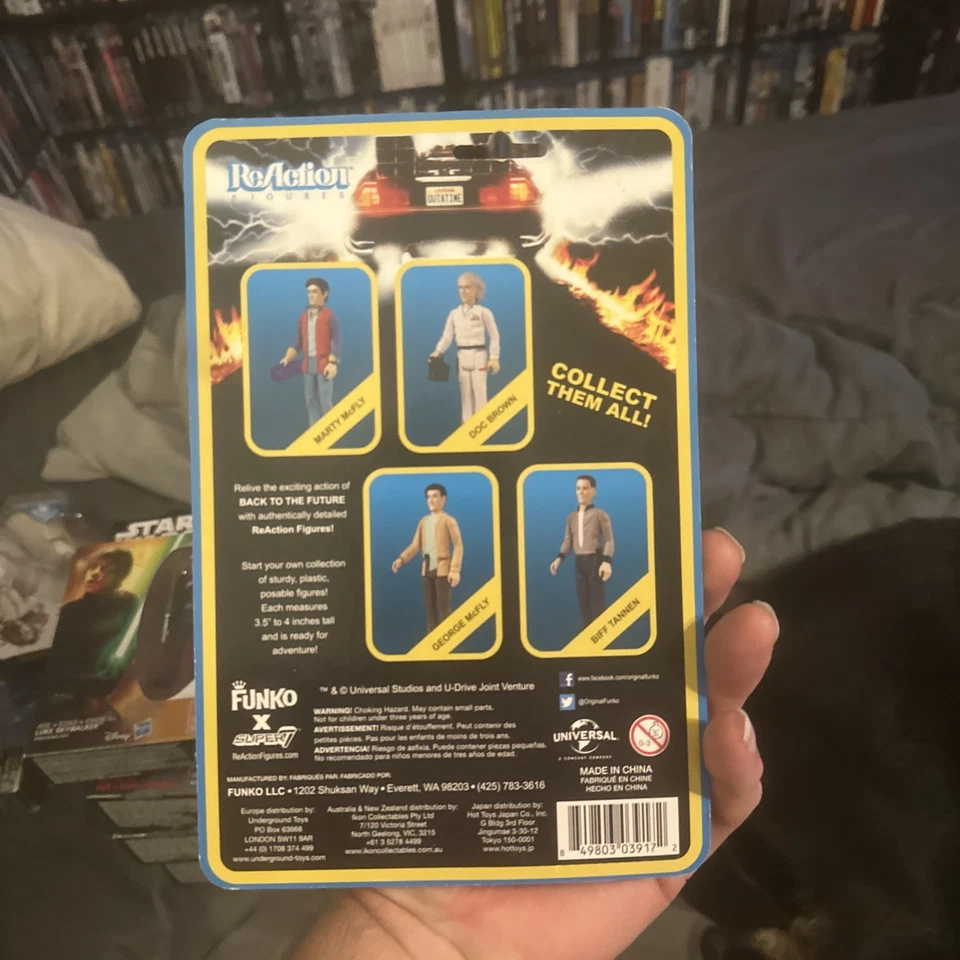 Figura de acción Regreso al futuro GEORGE MCFLY 3,75" Funko Reaction Foto 2 de 2