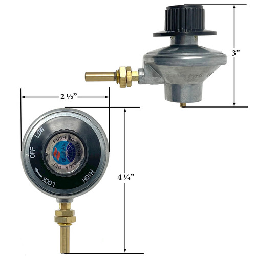 Masterbuilt Smoke Hollow Regulator Valve with Knob (205 FM205): 205-REG - Picture 2 of 5