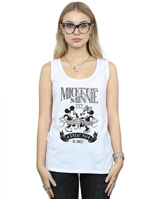Disney Damen Mickey and Minnie Mouse Great Pair Muskelshirt