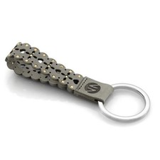 Nomination Portachiavi In Metallo E Pelle Grigio