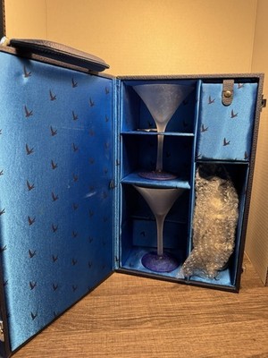 Grey Goose Vodka Martini Kit w/ Travel Case, Frosted Glasses & Shaker