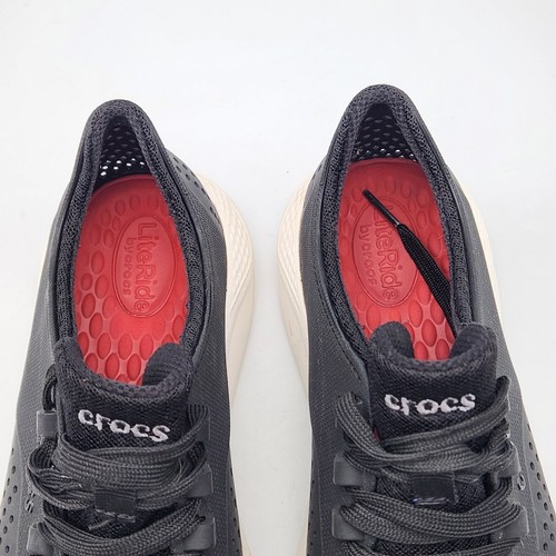 Zapatillas Crocs LiteRide 360 Pacer para mujer, talla 9 negras para mujer” - Imagen 4 de 7