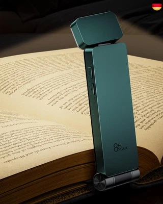 MARKE 86LUX 86lux Leselampe Buch Klemme?Wiederaufladbare Buchlampe zum Lesen im