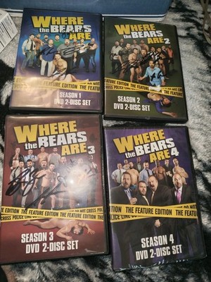 Where The Bears Are Seasons 1-4 3 Of 4 AUTOGRAPHED! Read