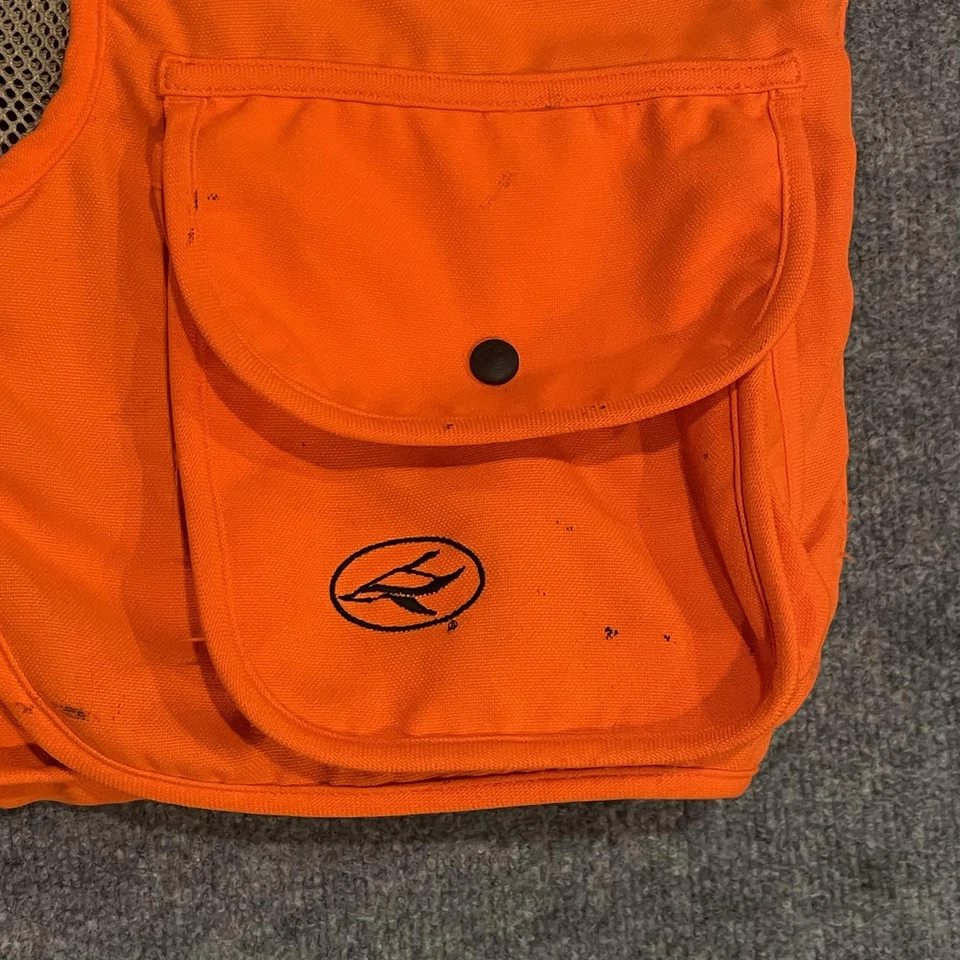 RedHead Blaze Orange Upland Hunting Vest Mens L Cool Mesh Game Bag Pockets Cargo - Image 4 of 4