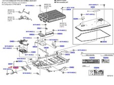 Batteria trazione Lexus NX MK2 n.1 cablaggio G96B142010 NUOVA ORIGINALE