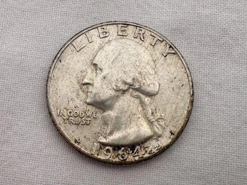 1964 P U.S. Washington Silver Quarter IU-38