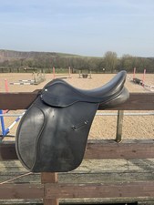 17.5 - W - West Essex & Kernow Horse Saddle Black Leather