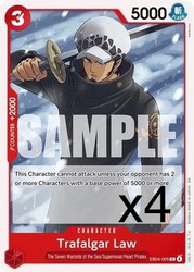 Trafalgar Law EB04-005 Common Adventure on Kami's Island One Piece TCG