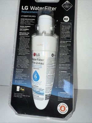 LG Water Filter Replacement Cartridge (LT1000P/PC/PCS)