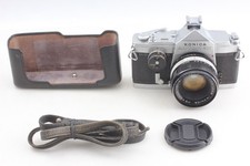 【Exc+5】 Konica Autorex Full & Half 35mm SLR Film Camera 52mm f/1.8 Lens JAPAN