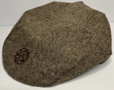 Patrick Francis Ireland Newsboy Cap Size Medium Acrylic Wool Adjustable Hat