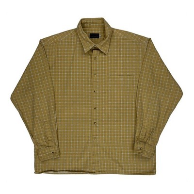 Outfitters Kariertes Hemd - XL Gelb Baumwolle