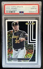 2024 Topps Update Paul Skenes Black Gold RC Rookie #BG-17 Pirates PSA 10
