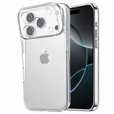 For iPhone 17 Air Pro Max 16 15 14 13 Shockproof Clear Case With Lens Protector