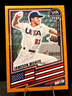 2026 Stars & Stripes Team USA Jameson Wilhite Orange Disco /75