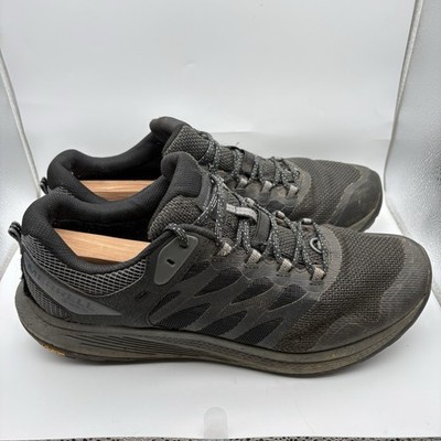 Merrell Nova 3 Trail Running Shoes Men's Size 12 Black J067581 Hiking Outdoor