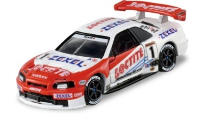 Tomica Premium Racing Loctite Zexel Nissan Skyline GT-R R34
