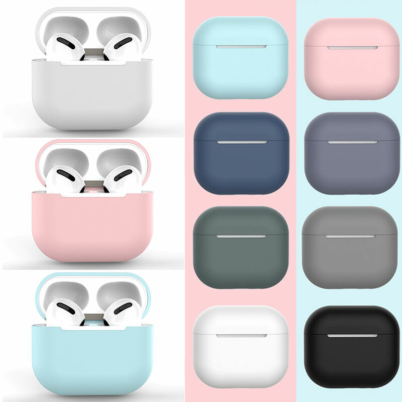 Airpods 3 Silicone Case Wireless Bluetooth Headphone Cover with Charging Protection-image