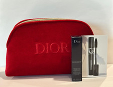 Dior Holiday Gift Set Trousse Rouge Red Pouch Diorshow Mascara 090 Black 4ml