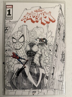Spectacular Spider-Men #1 Ramos SDCC Color Splash Graffiti Edition LTD 600 W COA
