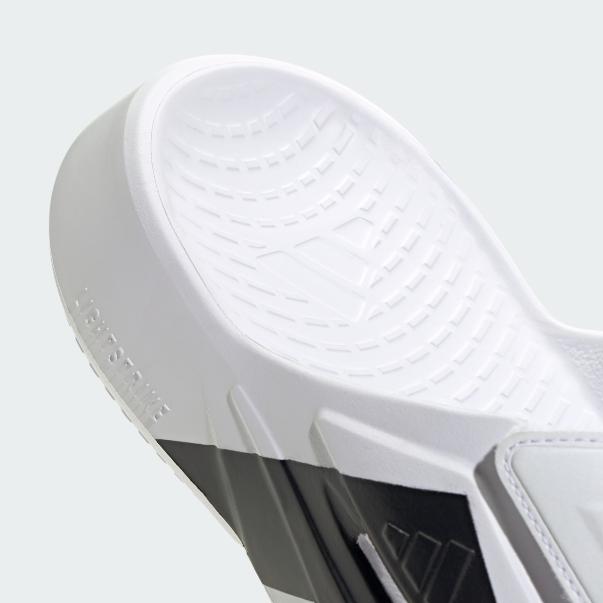 adidas Lightblaze Slide Cloud White Core Black JS3584 Unisex | eBay