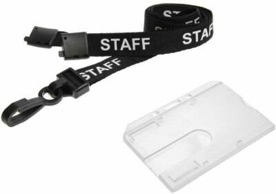 EVENT STAFF Lanyard Neck Strap With Double Sided ID Card - Foto 4
