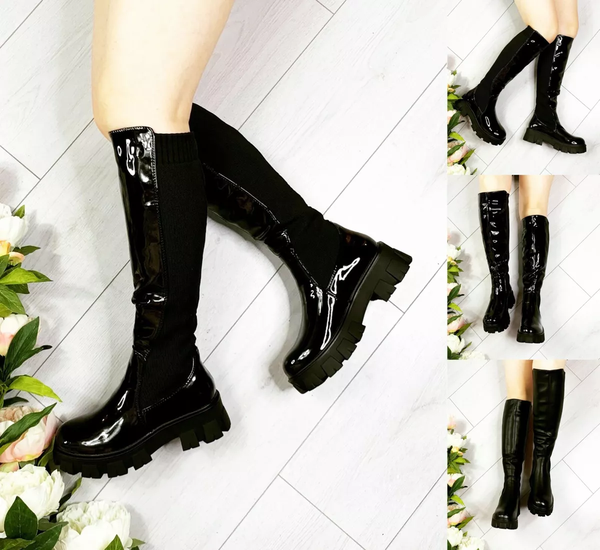 Size 1 platform best sale boots
