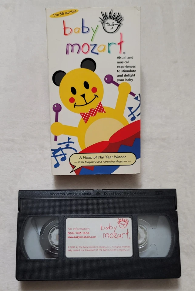 BABY EINSTEIN Lot 4 VHS VIDEOS, Neptune, Noah, Neighborhood Animals, Einstein - Image 3 of 4