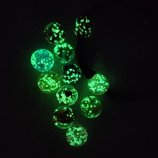10Pcs Leuchtend Perlen Leuchtet Im Dunkeln 8-20mm Kugel Kristall DIY Schmuck